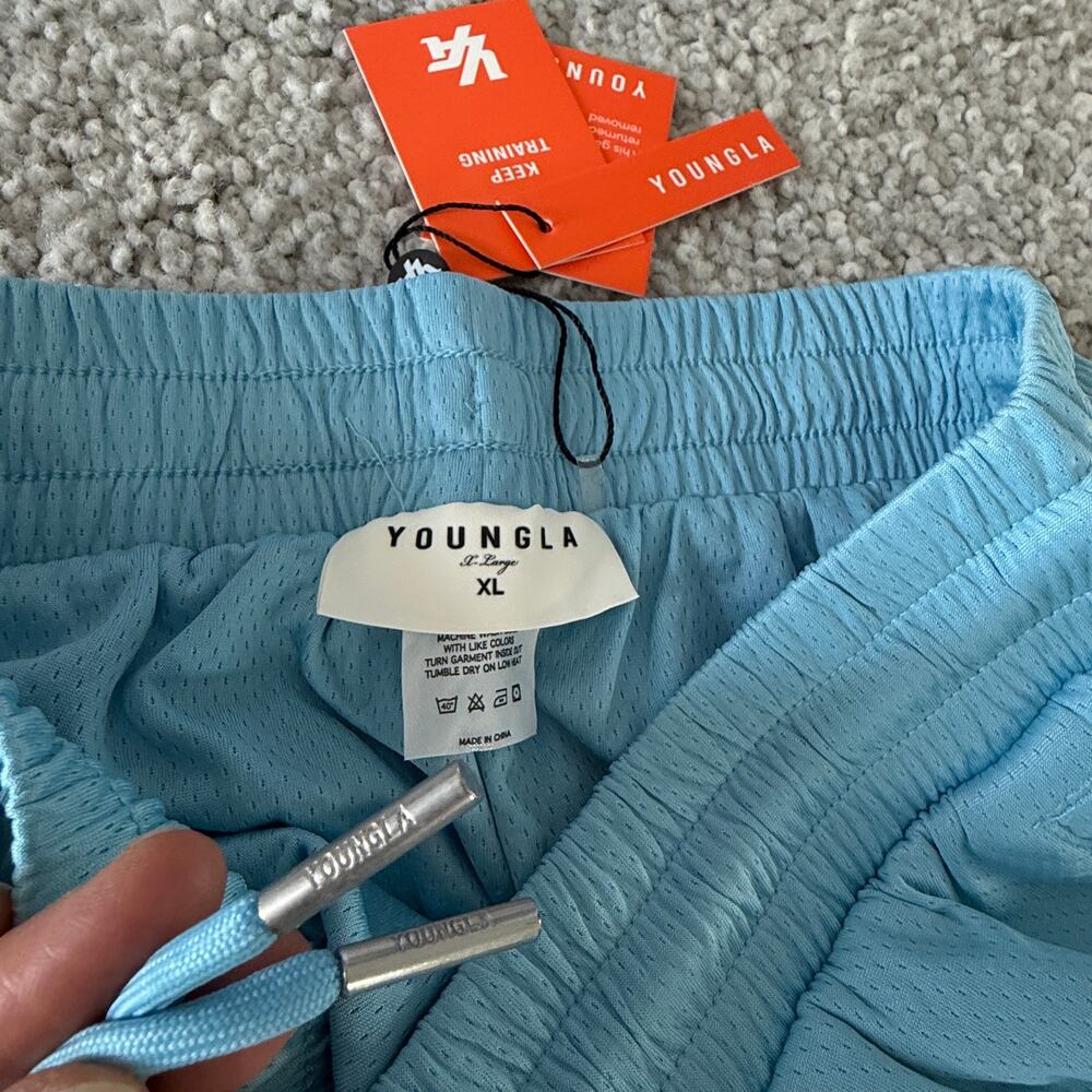 Men's YoungLA 117 Sig Short (SoldOut), XL, NWT, CarolinaBlue - Picture 3 of 7